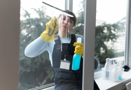 Nettoyage de vitres intérieures et extérieures à Tamerville